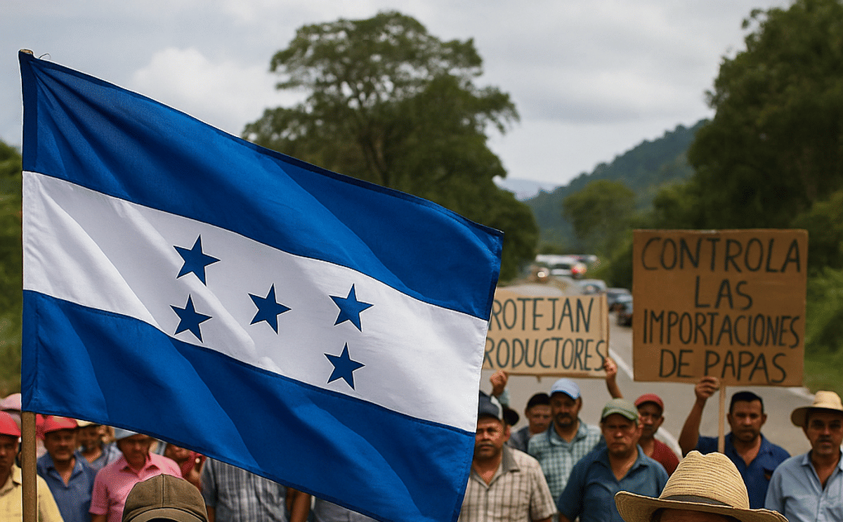 Productores protestan contra importaciones Productores protestan contra importaciones